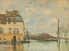 Flood at Port-Marly, 1872. Creator: Alfred Sisley