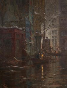 Flood in Paris, January 1910, 1910. Creator: Unknown