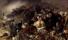 Flood in the Highlands, 1840s - 1860. Creator: Edwin Henry Landseer