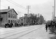 Flood Scenes, Dayton, Ohio, 1913. Creator: Harris & Ewing