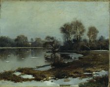 Flood Waters, 1880s. Artist: Yendogurov, Ivan Ivanovich (1861-1898)