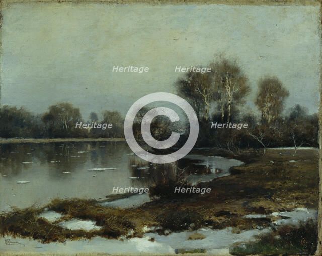 Flood Waters, 1880s. Artist: Yendogurov, Ivan Ivanovich (1861-1898)