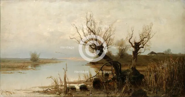 Flood Waters, 1890. Artist: Klever, Juli Julievich (Julius), von (1850-1924)
