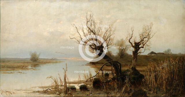 Flood Waters, 1890. Artist: Klever, Juli Julievich (Julius), von (1850-1924)