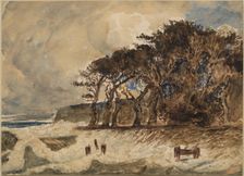 Flood Tide at Honfleur (Autumnal Equinox), c1835. Creator: Paul Huet