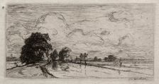 Flooded Landscape with Trees. Creator: Sion Longley Wenban (American, 1848-1897)