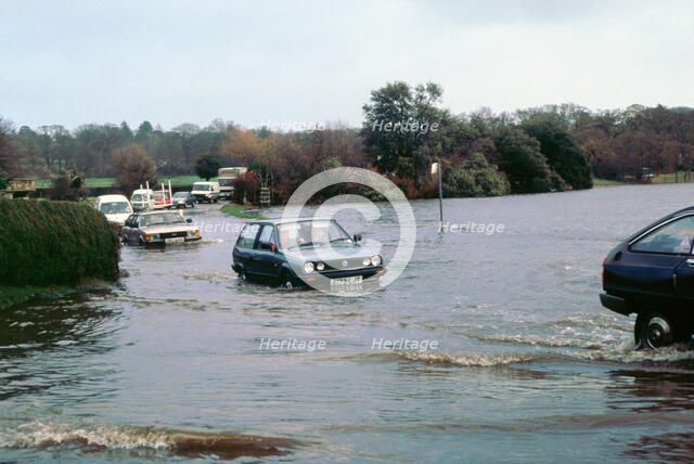 Flooding at Beaulieu. Artist: Unknown.