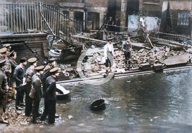 Flooding in London, 1928, (1935). Creator: Unknown.