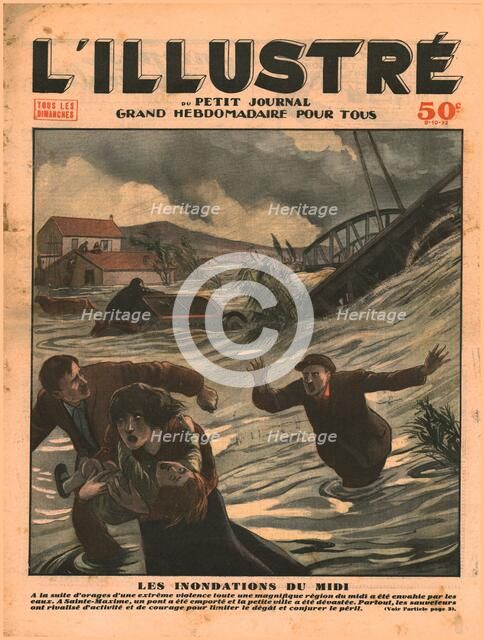 Flooding in southern France, 1932. Creator: Unknown.