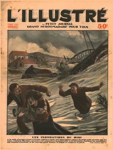 Flooding in southern France, 1932. Creator: Unknown