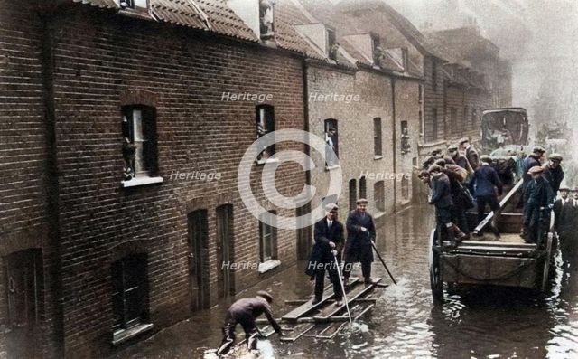 Flooding of London, January 1928 (1937).  Creator: Fox.
