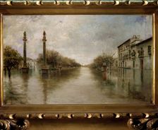 Flooding of the Hercules boulevard in Seville