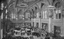 Floor of the New York Stock Exchange, 1885