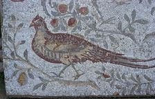 Floor mosaic from a Roman villa