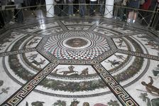 Floor mosaic in the Pavilion Hall, State Hermitage Museum, St Petersburg, Russia, 1847-1851. Artist: Andrei Ivanovich Stakenschneider