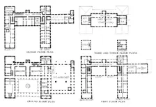 Floor plans, Federal Building, Honolulu, Hawaii, 1924
