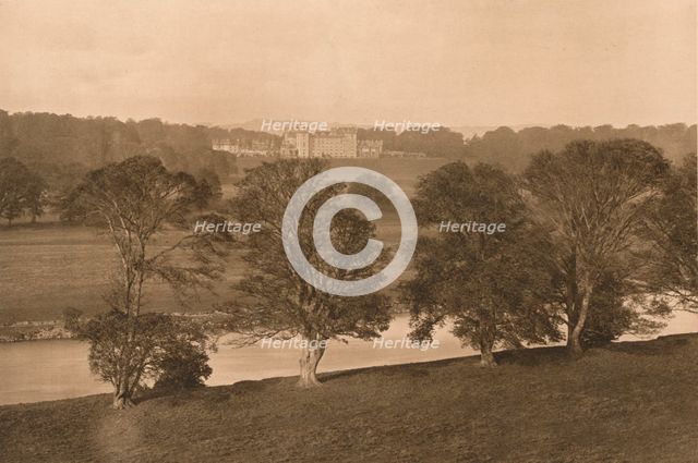 'Floors Castle, from the Soth Bank of the Tweed', 1902. Artist: Unknown.