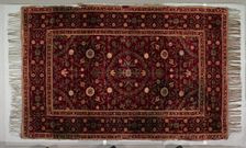 Floorspread with medallion pattern, 1650-1700. Creator: Unknown
