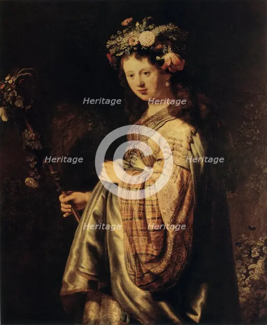'Flora', 1634. Artist: Rembrandt Harmensz van Rijn    