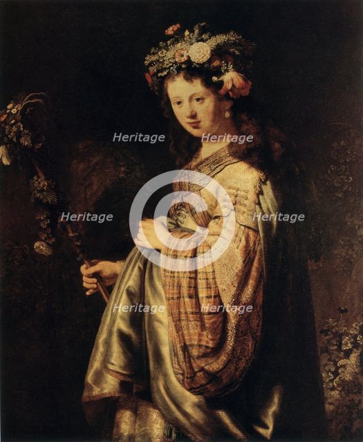 'Flora', 1634. Artist: Rembrandt Harmensz van Rijn    