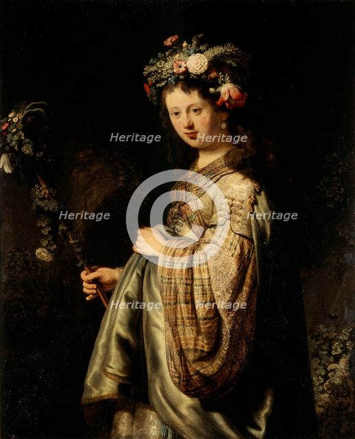 'Flora', 1634.  Artist: Rembrandt Harmensz van Rijn    
