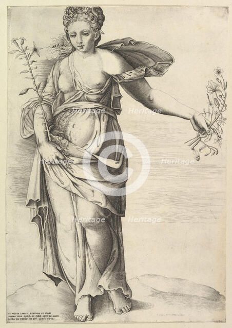 Flora, ca. 1560-70.  Creator: Unknown.