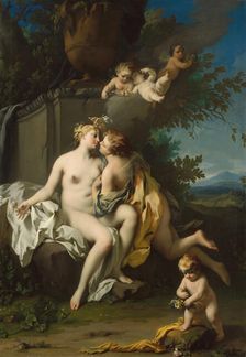 Flora and Zephyr, 1730s. Creator: Jacopo Amigoni