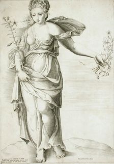 Flora, c1561. Creator: Enea Vico