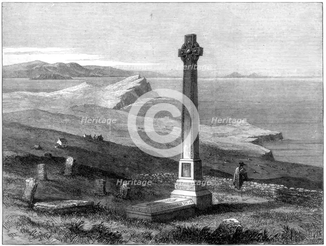 Flora Macdonald's monument, Kilmuir, Isle of Skye, Scotland, 1872. Artist: Unknown