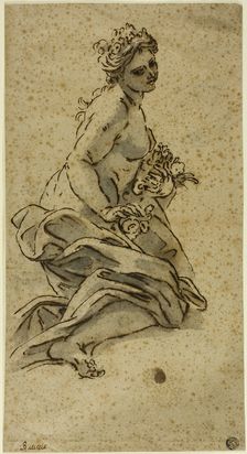 Flora, n.d. Creator: Giovanni Battista Gaulli Baciccio
