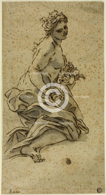 Flora, n.d. Creator: Giovanni Battista Gaulli Baciccio.