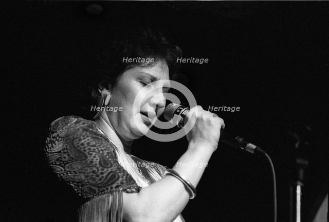 Flora Purim, Ronnie Scott's Jazz Club, Soho, London, May 1989. Creator: Brian O'Connor.