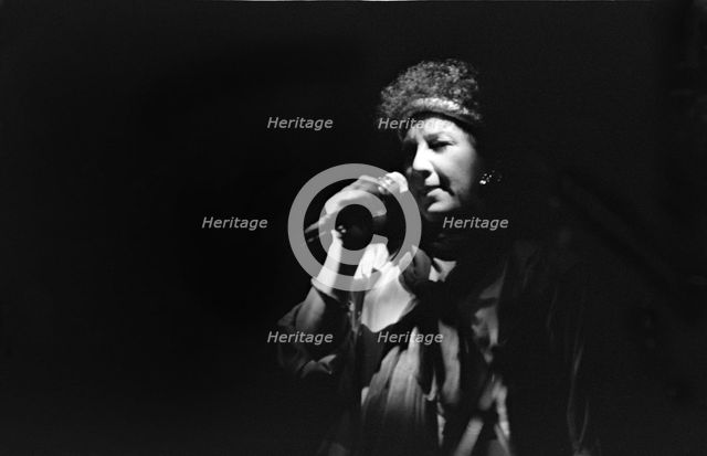 Flora Purim, Ronnie Scott's Jazz Club, Soho, London, Feb 1988. Creator: Brian O'Connor.