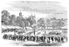 Floral, Musical, and Athletic Festival at Springfield Park, Lancaster, 1865. Creator: Unknown