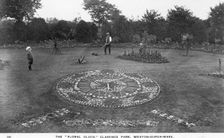 Floral clock, Clarence Park, Weston-super-Mare, Somerset, 1913