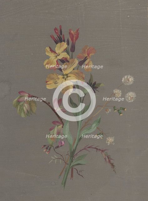Floral Design, ca. 1820. Creator: Antoine Berjon.