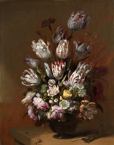 Floral Still Life, 1639. Creator: Hans Bollongier