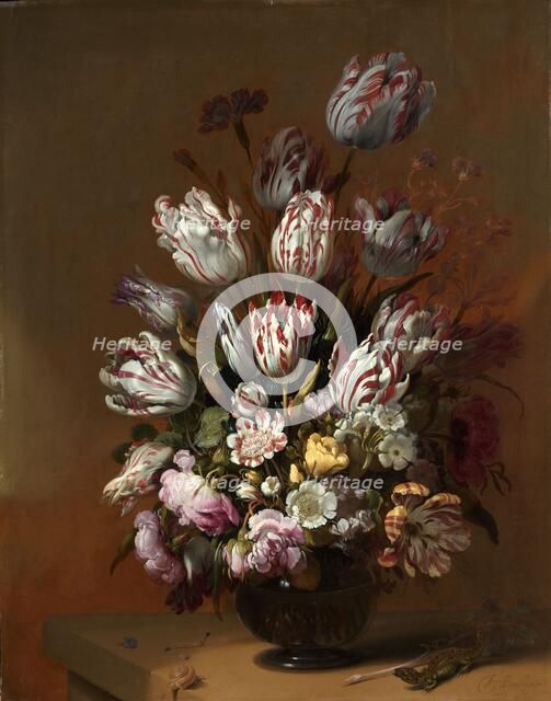 Floral Still Life, 1639. Creator: Hans Bollongier.