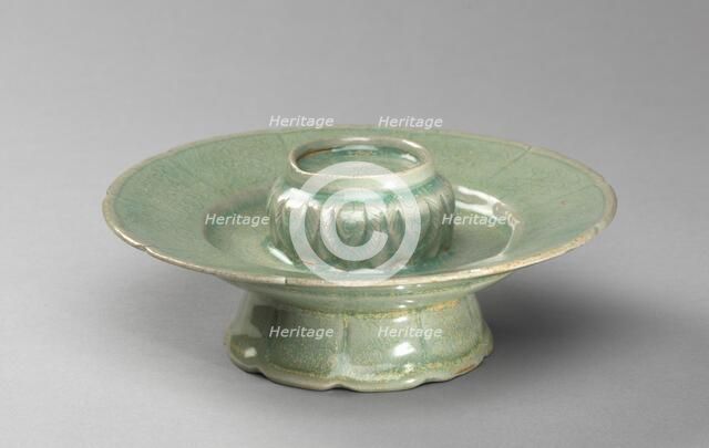 Floral-shaped Cup Stand, 1200s. Creator: Unknown.