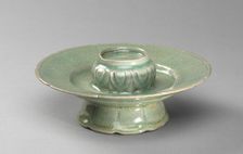 Floral-shaped Cup Stand, 1200s. Creator: Unknown
