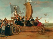 Flora's Wagon of Fools, Between 1632 and 1641. Creator: Pot, Hendrik Gerritsz. (1580/81-1657)