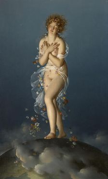 Flore caressée par Zéphyr (Flora Caressed by Zephyr), 1802. Creator: Gérard, François Pascal Simon (1770-1837)