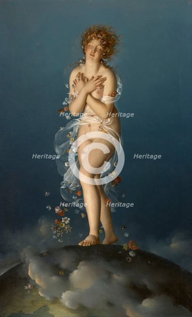 Flore caressée par Zéphyr (Flora Caressed by Zephyr), 1802. Creator: Gérard, François Pascal Simon (1770-1837).
