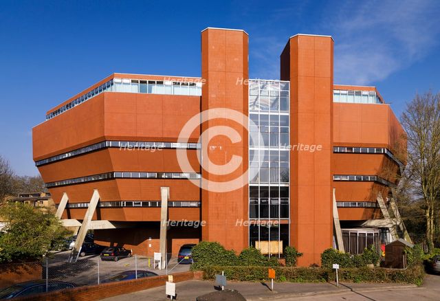 Florey Building, Queen's College, Oxford University, Oxfordshire, 2011. Artist: James O Davies.