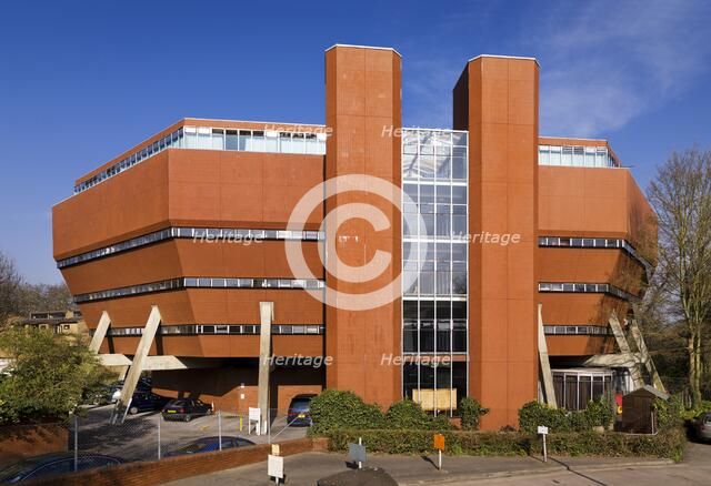 Florey Building, Queen's College, Oxford University, Oxfordshire, 2011. Artist: James O Davies.