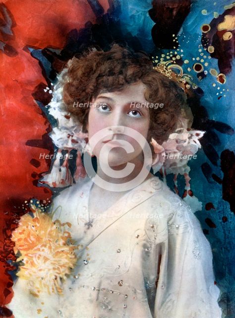 Florence Collingbourne in San Toy, c1902.Artist: Ellis & Walery