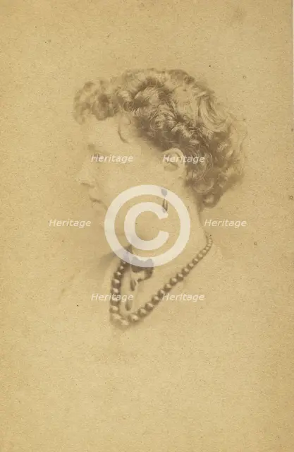 Florence Anne Claxton, 1860s. Creator: John & Charles Watkins.