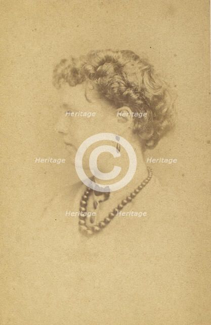 Florence Anne Claxton, 1860s. Creator: John & Charles Watkins.