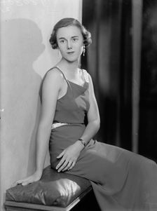 Florence Asher - Portrait, 1933. Creator: Harris & Ewing
