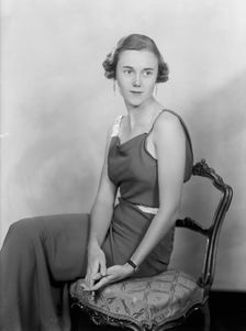 Florence Asher - Portrait, 1933. Creator: Harris & Ewing